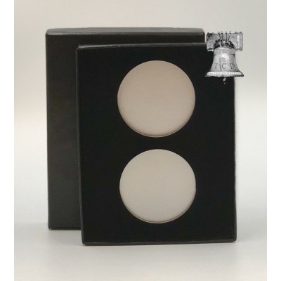 Air-tite Coin Holder Black Velvet Display Silver Insert Model H Storage Case   223066401809